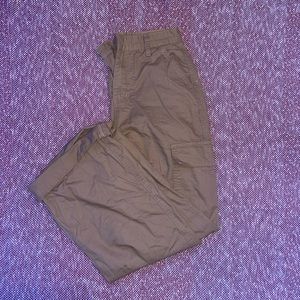 brown shein cargo pants xs